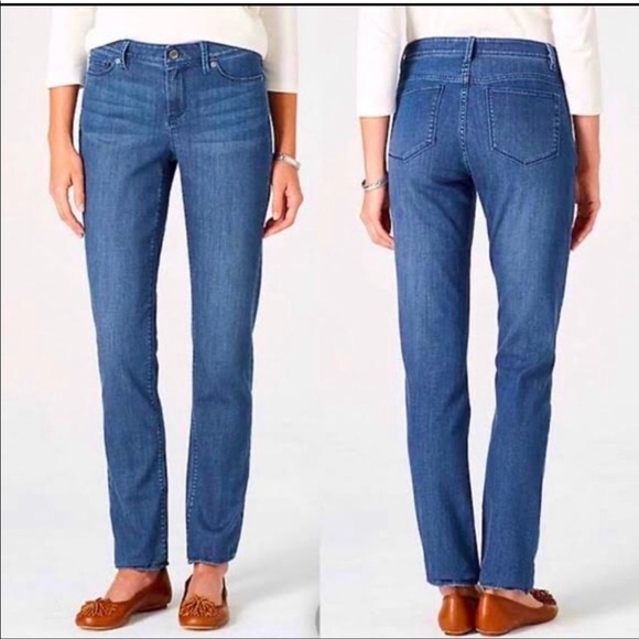 J. Jill Denim - J Jill slim boyfriend straight leg jeans- size 2